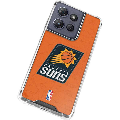 NBA Phoenix Suns Distressed Moto G Play 5G (2025) Clear Case